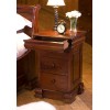 La Roque Mahogany Furniture 4 Drawer Lit Bateau Bedside Table IMR10A